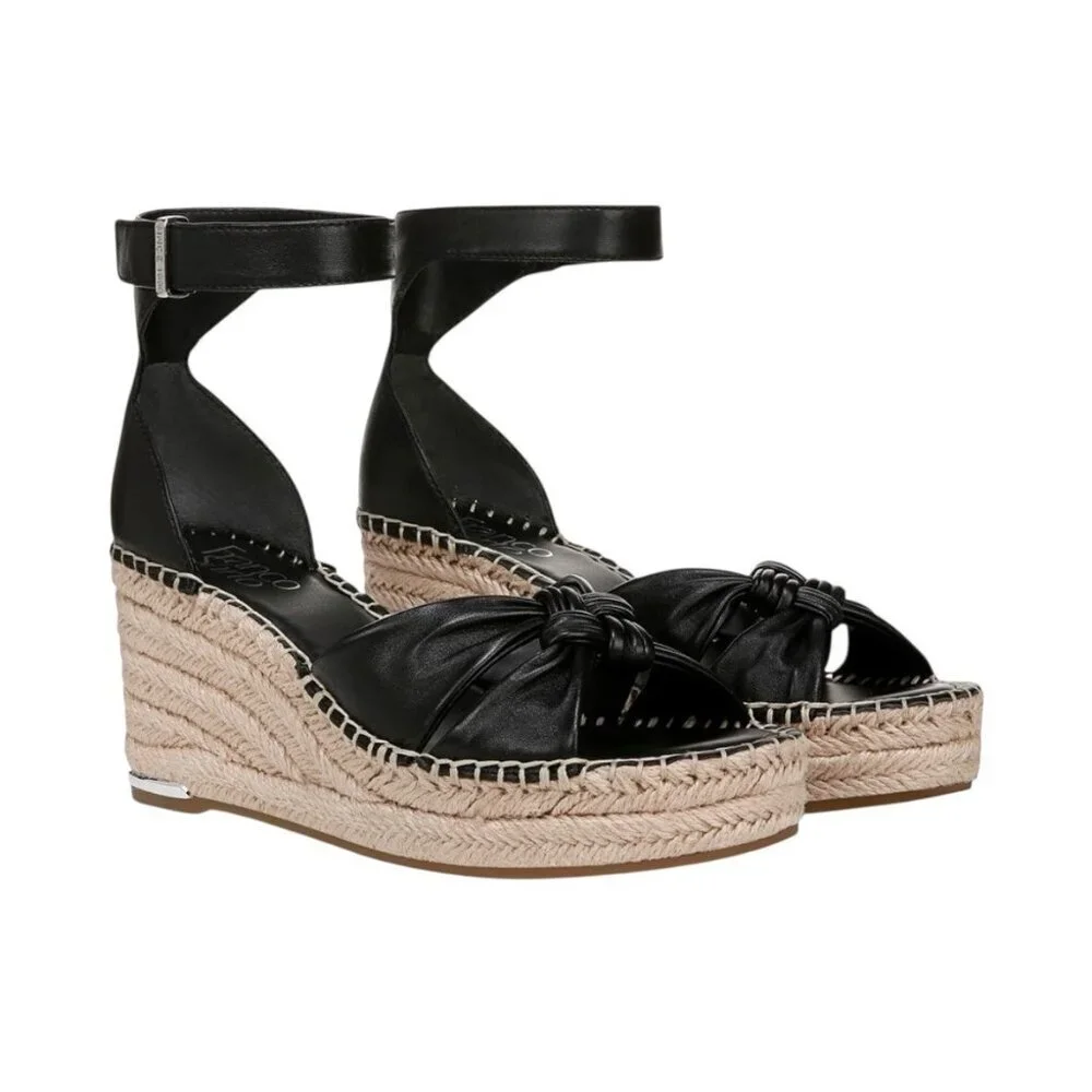 Franco Sarto Clementine Espadrille Wedge Platform Sandal 9.5 Coastal Beach Casua